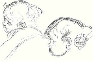 Dessin d'enfants paru dans la revue "L'Image"