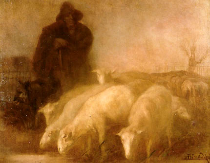 Berger et ses moutons