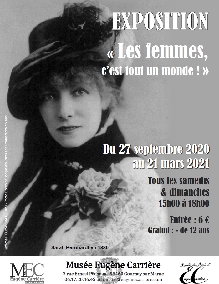 Affiche exposition Eugène Carrière