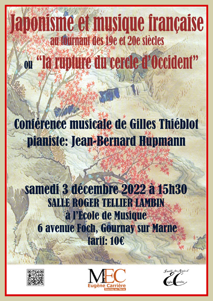 Japonisme et musique française au tournant des 19ème et 20ème siècle ou « la rupture du cercle d’Occident »