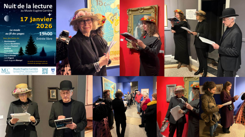 Nuit de la lecture 2026 - Compile photos souvenir - Eugène Carrière